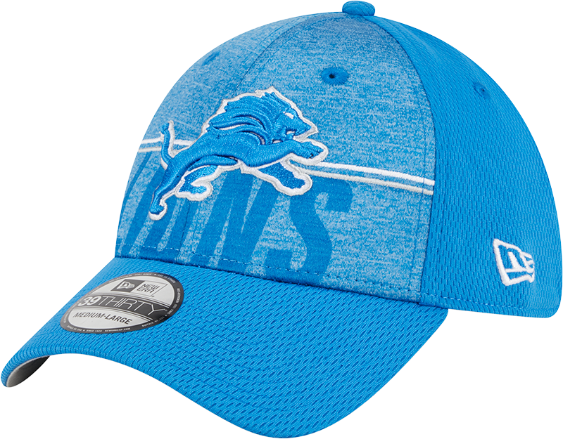 Detroit Lions New Era 2023 NFL Training Camp 39THIRTY Flex Hat - Blue