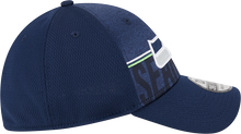Load image into Gallery viewer, Seattle Seahawks New Era 2023 NFL Training Camp 39THIRTY Flex Hat - Navy
