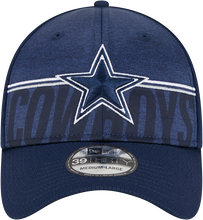 Load image into Gallery viewer, Dallas Cowboys New Era 2023 NFL Training Camp 39THIRTY Flex Hat - Navy
