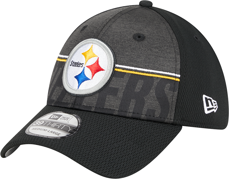 Pittsburgh Steelers New Era 2023 NFL Training Camp 39THIRTY Flex Hat - Black