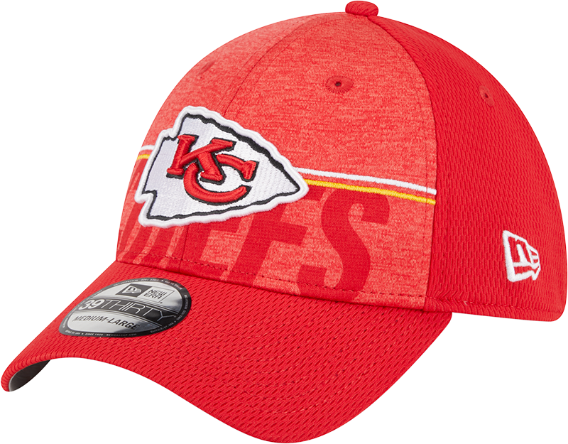Kansas City Chiefs New Era 2023 NFL Training Camp 39THIRTY Flex Hat - Red