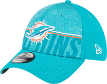 Load image into Gallery viewer, Miami Dolphins New Era 2023 NFL Training Camp 39THIRTY Flex Hat - Aqua

