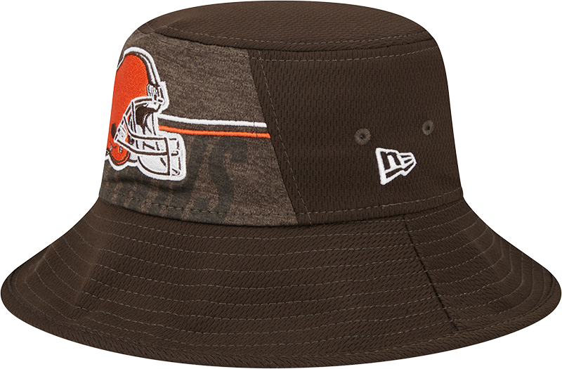 Cleveland Browns New Era 2023 NFL Training Camp Stretch Bucket Hat - Brown