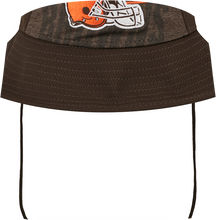 Load image into Gallery viewer, Cleveland Browns New Era 2023 NFL Training Camp Stretch Bucket Hat - Brown
