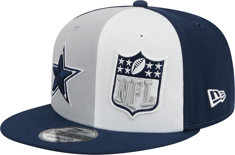 Dallas Cowboys New Era 2023 Sideline 9FIFTY Snapback Hat - Gray/Navy