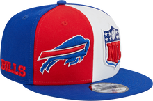 Load image into Gallery viewer, Buffalo Bills New Era 2023 Sideline 9FIFTY Snapback Hat - Red/Royal
