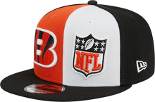 Load image into Gallery viewer, Cincinnati Bengals New Era 2023 Sideline 9FIFTY Snapback Hat - Orange/Black
