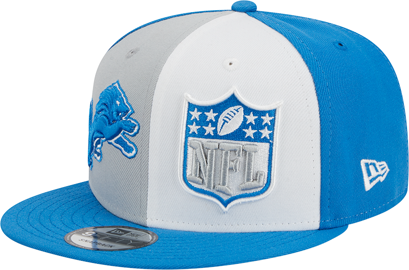 Detroit Lions New Era 2023 Sideline 9FIFTY Snapback Hat - Gray/Blue