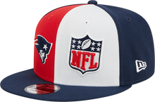 Load image into Gallery viewer, New England Patriots New Era 2023 Sideline 9FIFTY Snapback Hat - Red/Navy

