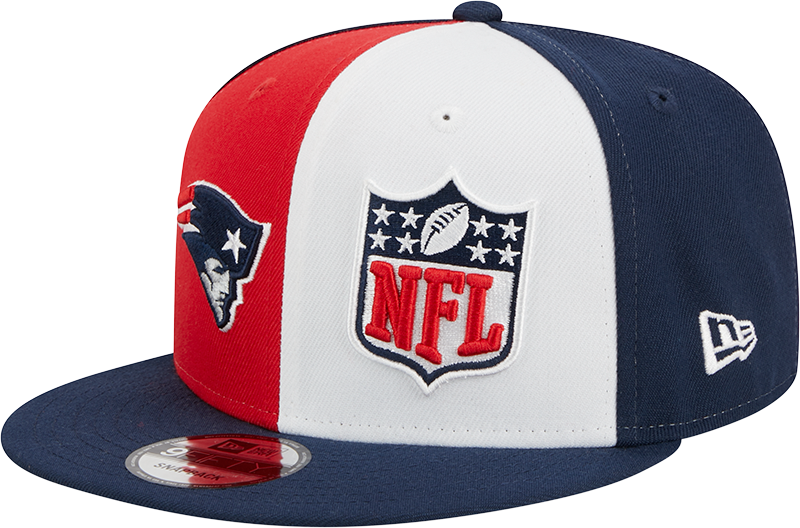 New England Patriots New Era 2023 Sideline 9FIFTY Snapback Hat - Red/Navy
