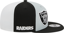 Load image into Gallery viewer, Las Vegas Raiders New Era 2023 Sideline 9FIFTY Snapback Hat - Gray/Black
