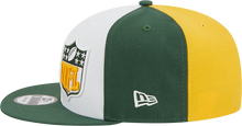 Load image into Gallery viewer, Green Bay Packers New Era 2023 Sideline 9FIFTY Snapback Hat - Gold/Green
