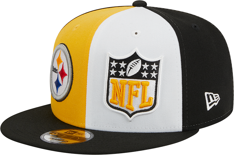 Pittsburgh Steelers New Era 2023 Sideline 9FIFTY Snapback Hat - Gold/Black