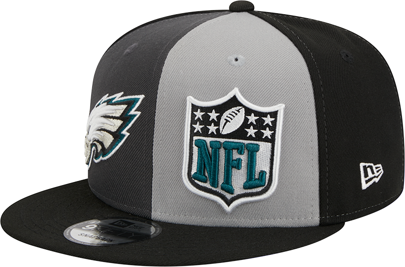 Philadelphia Eagles New Era 2023 Sideline 9FIFTY Snapback Hat - Gray/Black