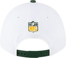 Load image into Gallery viewer, Green Bay Packers New Era 2023 Sideline 9FORTY Adjustable Hat - White/Green
