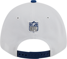 Load image into Gallery viewer, Indianapolis Colts New Era 2023 Sideline 9FORTY Adjustable Hat - White/Royal
