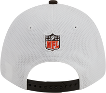 Load image into Gallery viewer, Cleveland Browns New Era 2023 Sideline 9FORTY Adjustable Hat - White/Brown
