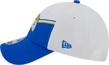 Load image into Gallery viewer, Los Angeles Rams New Era 2023 Sideline 9FORTY Adjustable Hat - White/Royal
