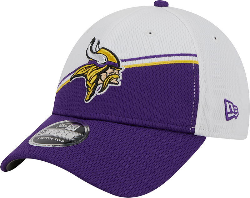 Minnesota Vikings New Era 2023 Sideline 9FORTY Adjustable Hat - White/Purple