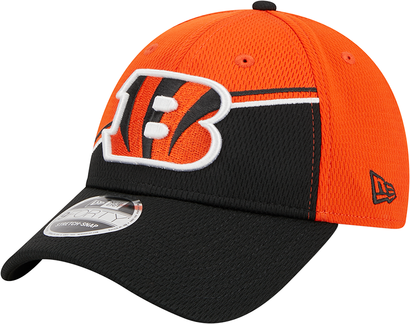 Cincinnati Bengals New Era 2023 Sideline 9FORTY Adjustable Hat - Orange/Black