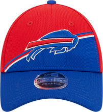 Load image into Gallery viewer, Buffalo Bills New Era 2023 Sideline 9FORTY Adjustable Hat - Red/Royal

