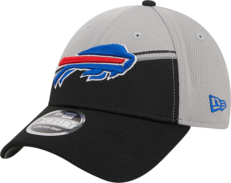 Buffalo Bills New Era 2023 Sideline 9FORTY Adjustable Hat - Gray/Black