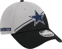 Load image into Gallery viewer, Dallas Cowboys New Era 2023 Sideline 9FORTY Adjustable Hat - Gray/Black
