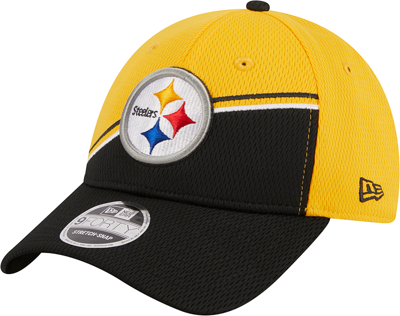 Pittsburgh Steelers New Era 2023 Sideline 9FORTY Adjustable Hat - Gold/Black