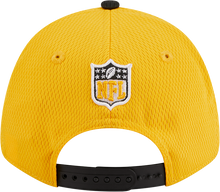 Load image into Gallery viewer, Pittsburgh Steelers New Era 2023 Sideline 9FORTY Adjustable Hat - Gold/Black
