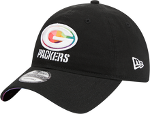 Load image into Gallery viewer, Green Bay Packers New Era 2023 NFL Crucial Catch 9TWENTY Adjustable Hat - Black
