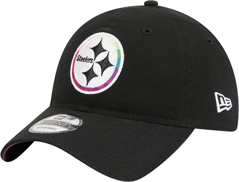 Pittsburgh Steelers New Era 2023 NFL Crucial Catch 9TWENTY Adjustable Hat - Black