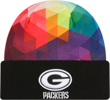 Load image into Gallery viewer, Green Bay Packers New Era 2023 NFL Crucial Catch Cuffed Knit Hat - Black
