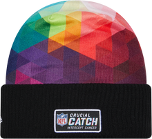 Load image into Gallery viewer, New England Patriots New Era 2023 NFL Crucial Catch Cuffed Knit Hat - Black
