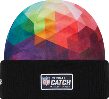 Load image into Gallery viewer, Philadelphia Eagles New Era 2023 NFL Crucial Catch Cuffed Knit Hat - Black

