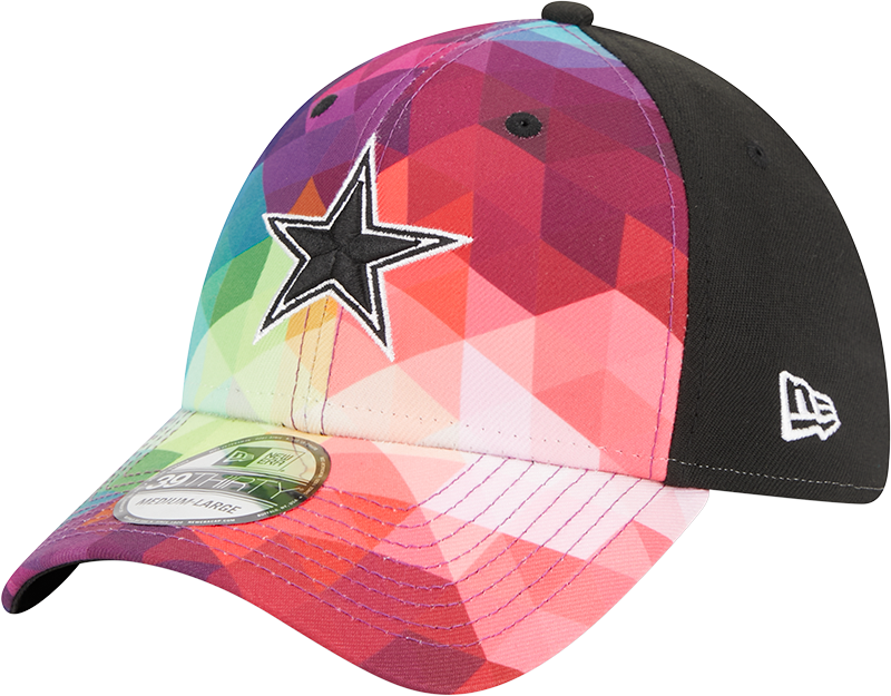 Dallas Cowboys New Era 2023 NFL Crucial Catch 39THIRTY Flex Hat - Pink