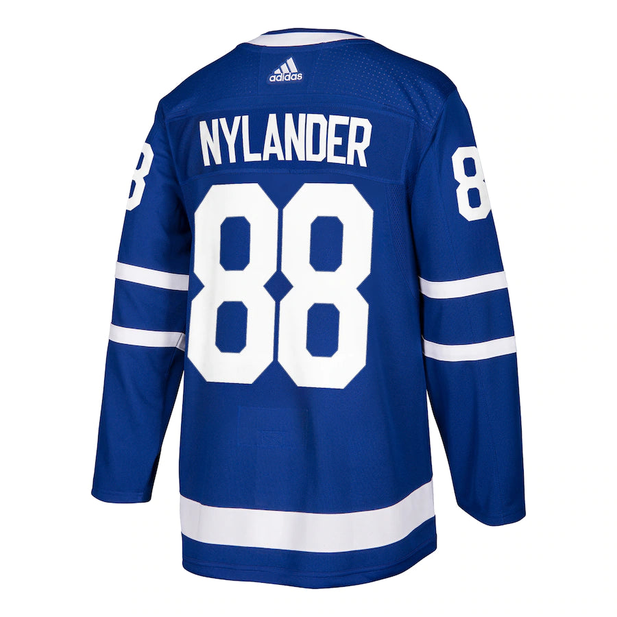 Men's Toronto Maple Leafs William Nylander Adidas Blue Home Authentic Jersey