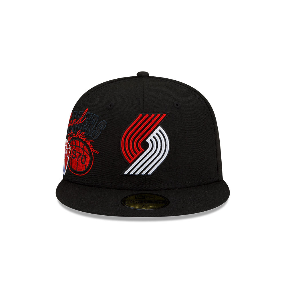 Portland Trail Blazers Back Half 59FIFTY Fitted