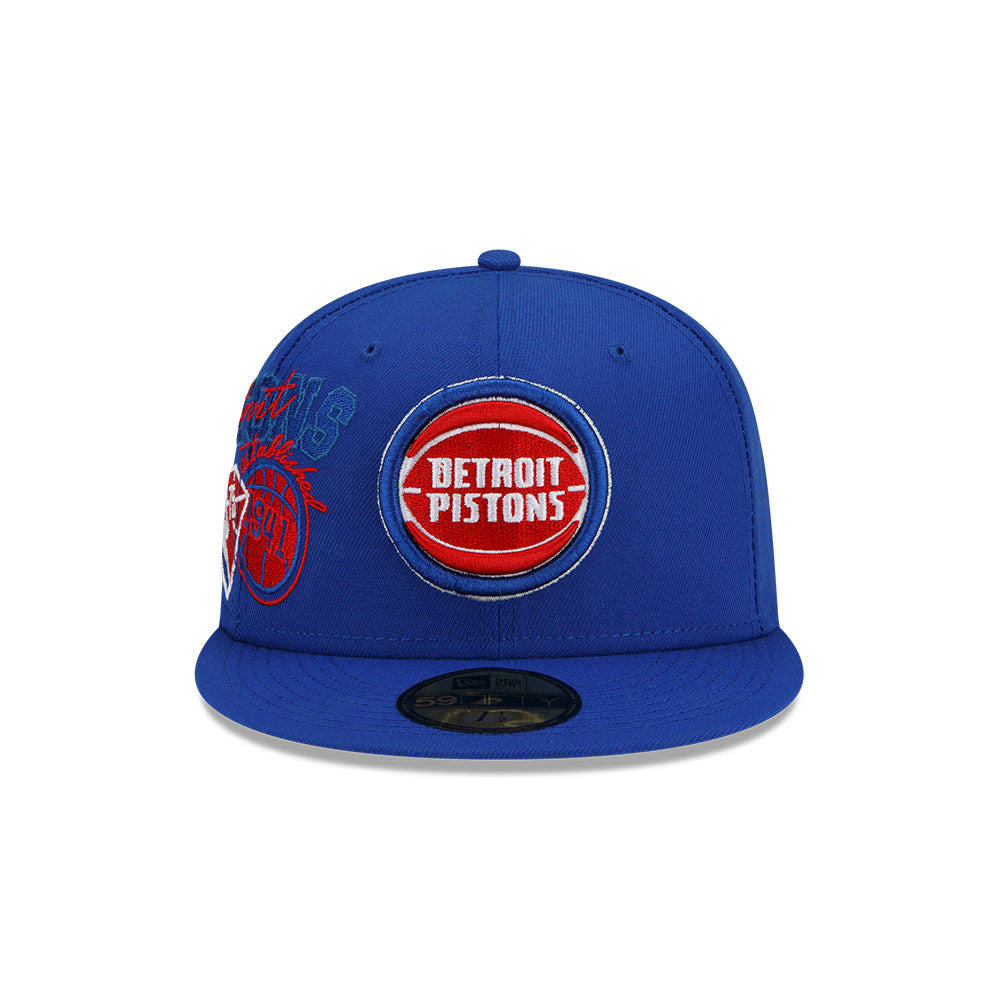 Detroit Pistons Back Half 59FIFTY Fitted