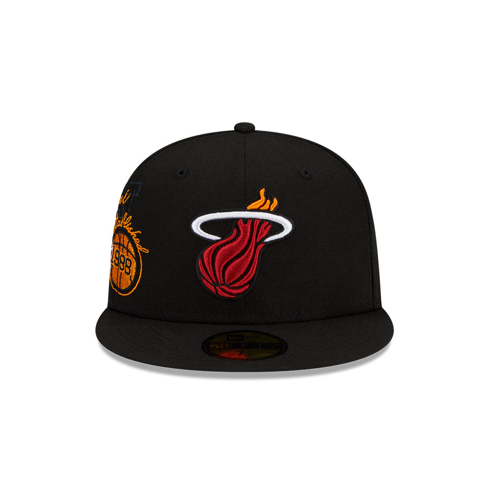 Miami Heat Back Half 59FIFTY Fitted