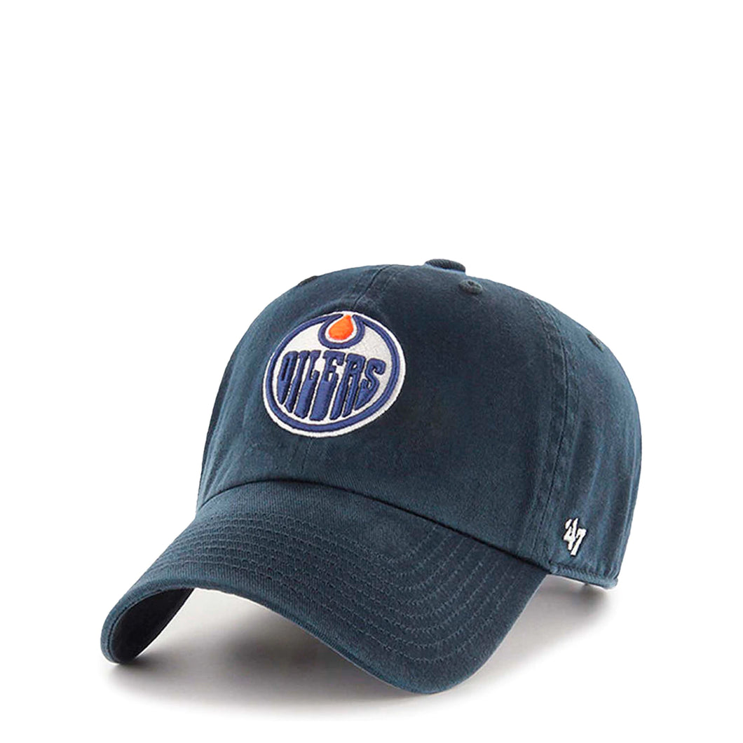 Edmonton Oilers '47 Brand Navy Clean Up Cap