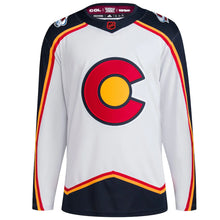 Load image into Gallery viewer, Men&#39;s Colorado Avalanche Adidas White - Reverse Retro 2.0 Authentic Blank Jersey
