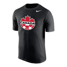 Load image into Gallery viewer, Boys Nike Black Canada Soccer Dri-FIT Legend 2.0 T Shirt
