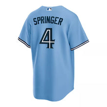 Load image into Gallery viewer, George Springer Toronto Blue Jays Nike Alternate Replica Player Stitched Jersey - Baby Blue
