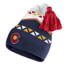 Load image into Gallery viewer, Colorado Avalanche adidas Reverse Retro 2.0 Pom Cuffed Knit Hat - White
