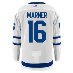 Men's Toronto Maple Leafs Mitch Marner Adidas White Away Authentic Jersey