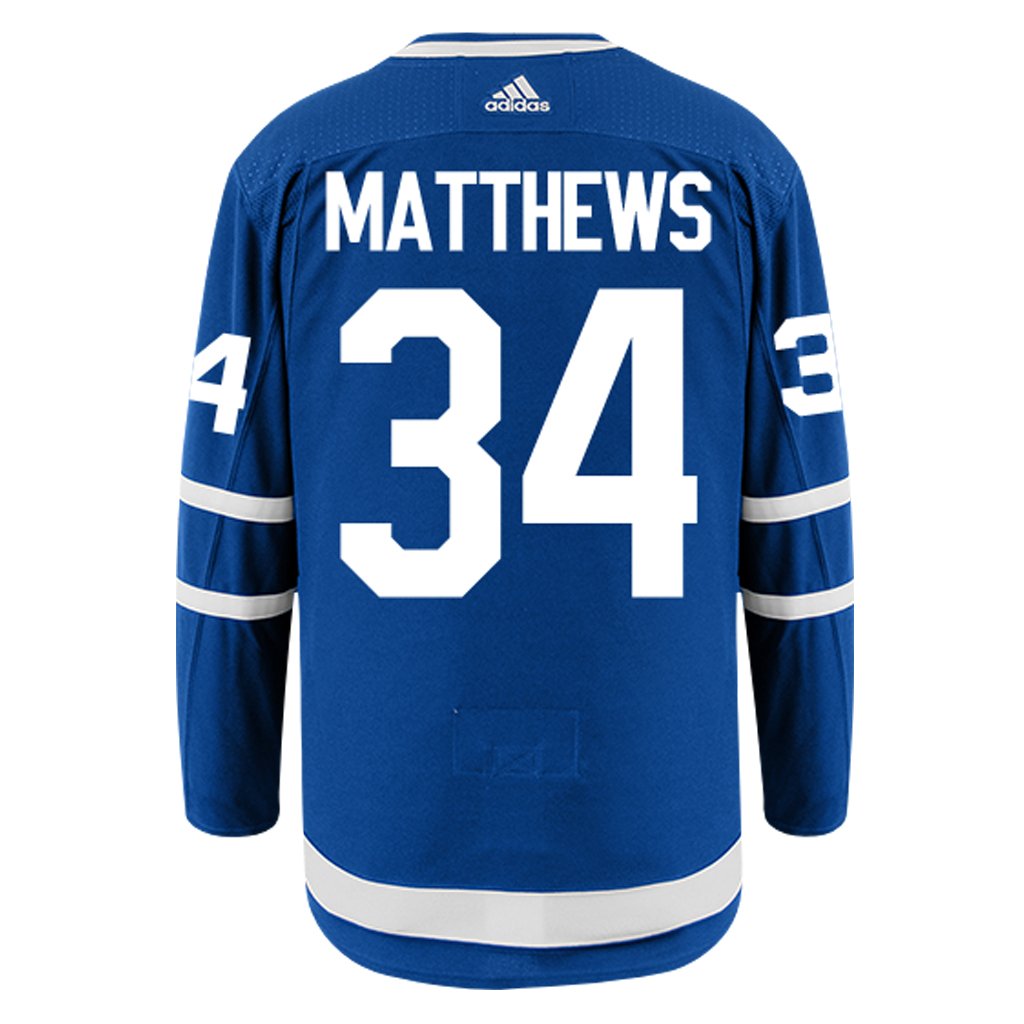 Men's Toronto Maple Leafs Auston Matthews Adidas Blue Home Authentic Jersey
