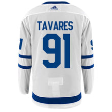 Load image into Gallery viewer, Men&#39;s Toronto Maple Leafs John Tavares Adidas White Away Authentic Jersey
