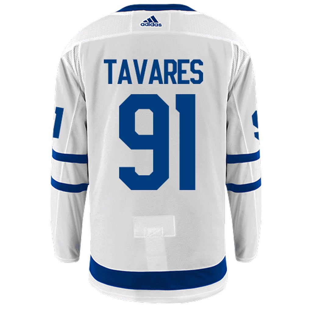 Men's Toronto Maple Leafs John Tavares Adidas White Away Authentic Jersey