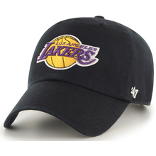 Load image into Gallery viewer, Los Angeles Lakers &#39;47 Brand Clean Up Cap Black
