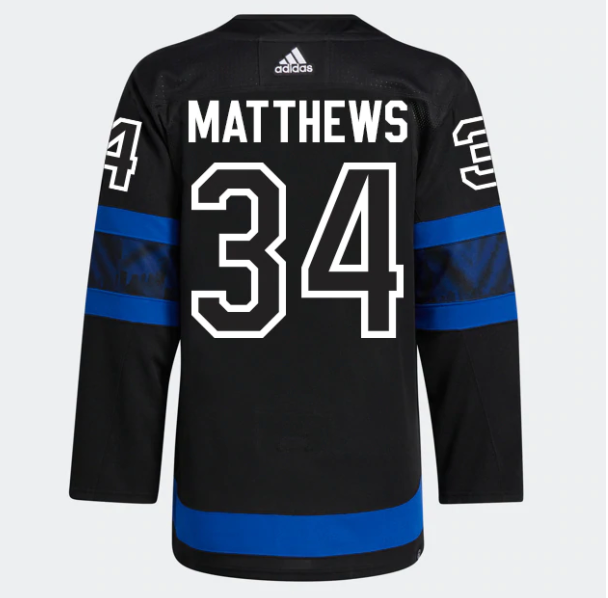 Men's Toronto Maple Leafs X Drew House Auston Matthews Adidas Flipside Alternate Jersey